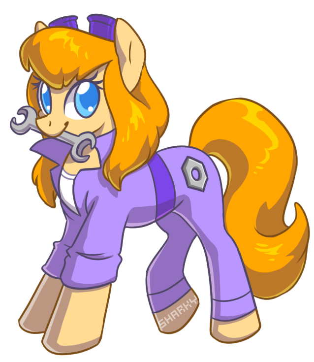 38181__safe_crossover_clothes_ponified_mouth+hold_goggles_engineer_overalls_wrench_mechanic